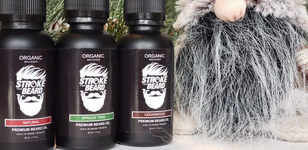 STROKE YOUR BEARD™ - Premium Organic Beard Oil (3 PACK)  - SET #2