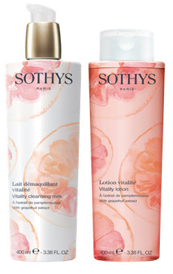 SOTHYS- Vitality Cleansing Milk and Lotion Duo (400ml)