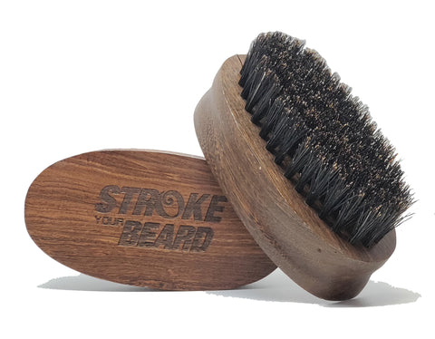 STROKE YOUR BEARD™ - Golden Sandalwood Beard Brush (100g)