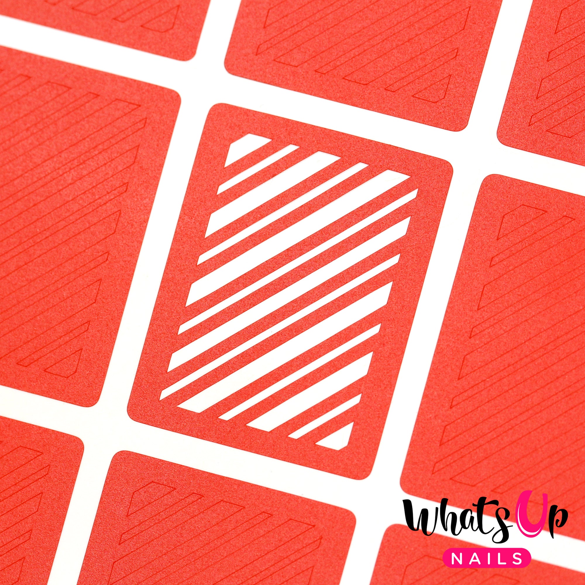 Whats Up Nails - Wrapping Paper Stencils (1 Sheet- 12 Stencils total